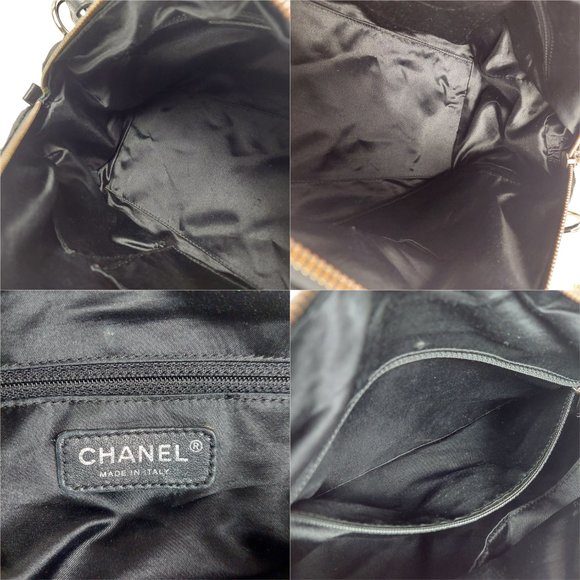 CHANEL Black Velour Velvet CC Bowler Shoulder Bag - Picture 16 of 17